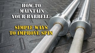 A Quick Fix to Improve Your Barbell's Spin! ! Feat. Rogue Fitness Ohio Bar CrossFit Barbells