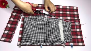 Sewing 90 / Tips sewing clothes! You will like it after watching this way is easy sewing project