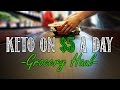 Keto Shopping On a Budget Video | $5 a Day Grocery Haul | Basic Keto Shopping List and Meal Plan