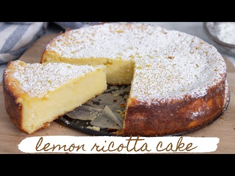 Lemon Ricotta Cake Recipe