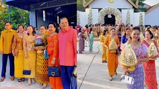 សិរីសួរស្ដីអាពាហ៍ពិពាហ៍ | Khmer Wedding Day.🙏 | Ep90 wedding #khmerculture❤️🌺🌿#happywedding