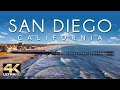 FLYING OVER SAN DIEGO 4K - CALIFORNIA DRONE FOOTAGE (ULTRA HD) - Beautiful Scenery Footage UHD