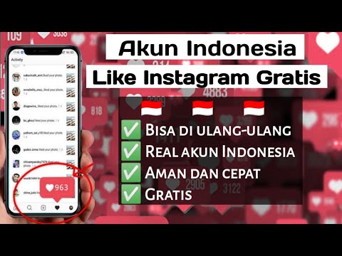 🇮🇩CARA MENAMBAH LIKE DI INSTAGRAM SECARA GRATIS AKUN INDONESIA || Bisa ...