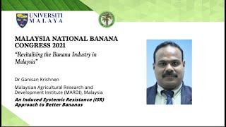 Day 1 - Plenary Session I - An Induced Systemic Resistance (ISR) Approach to Better Bananas