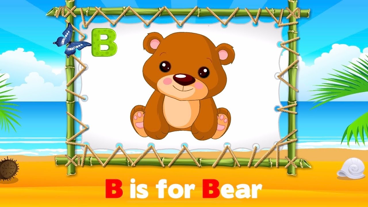 Learning The Letter B - Learning Alphabet For Preschool - Educational ...