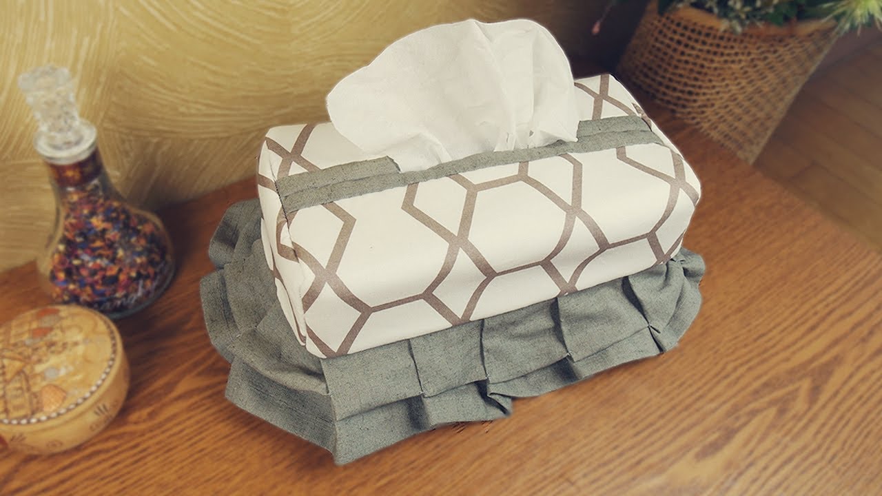 DIY Tissue Box Cover - YouTube