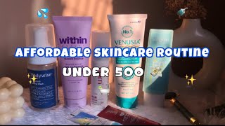 Affordable Skincare Routine for Glowing Skin | step by step guide