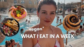 vegan in budapest | what i eat in a week 🌱