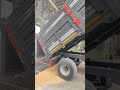 8 ton tek dingilli geriye devirmeli tarım römorku farming tarım farm farmequipment braketest