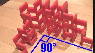 How To Make a Domino Wall Turn 90 Degrees