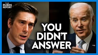 Reporter Refuses to Let Biden Avoid This Question | DM CLIPS | Rubin Report