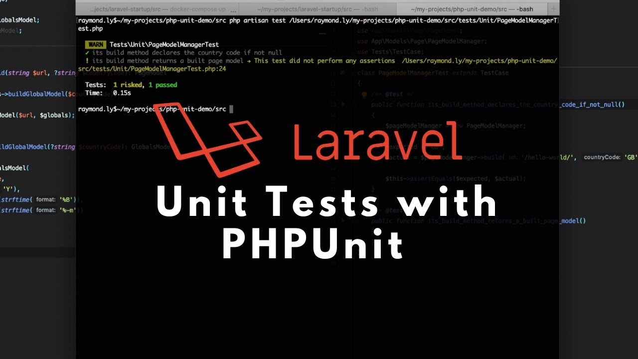 Laravel Unit Test With PHPUnit - YouTube