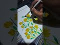 easy flowers painting beautiful art tanding shorts