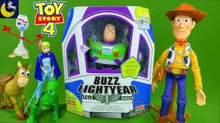 Thinkway Toys Buzz Lightyear Signature Collection Interactive Woody Bo Peep Forky Toy Story 4 Toys!