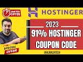 Hostinger Coupon Codes 2024! 😃 Latest 91% Coupon Code [Hostinger] | Works in 2023 (Amazing)