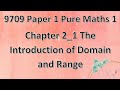 9709 Paper 1 Pure Mathematics 1 Chp2 Functions [1]