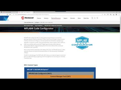 Using Mcc In Microchip Studio Youtube