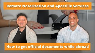 How To Notarize and Apostille Documents While Abroad, and get FBI background Checks Remotely