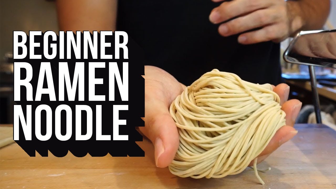 Beginner Guide To Making Ramen Noodles From Scratch - YouTube