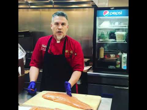 Cut salmon like a PRO. Cut salmon like a PRO.