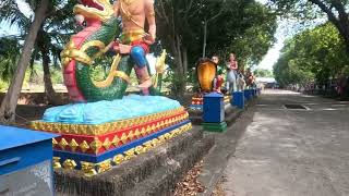 Temple of Haven and Hell. Thailand. 4K.