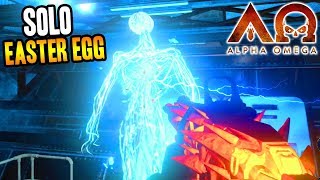 "ALPHA OMEGA" SOLO EASTER EGG COMPLETE GAMEPLAY! (Black Ops 4 Zombies DLC 3)