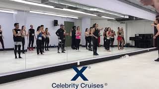 NEW YORK EDEN Audition Timelapse Celebrity Cruises