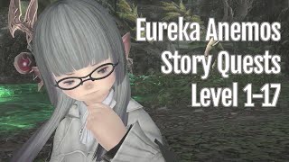 FFXIV Eureka Anemos Story Quests Level 1-17 - Stormblood