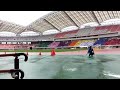 nsg大運動会　これから始まります！二人三脚　準備中　nsg college league sports day