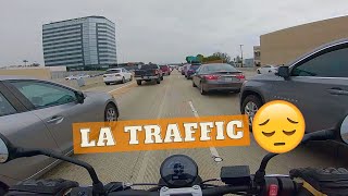 Beating Los Angeles Traffic On A Motorcycle