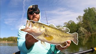 Kayak Bassing for BIG LARGEMOUTH!