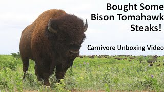 I Bought Some Bison Tomahawk Steaks! Carnivore Unboxing Video