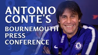 Conte Talks Deadline Day, Transfer Updates & Team News v Bournemouth | Chelsea v Bournemouth
