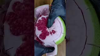 #Pomelo lifehacks: Pink Pomelo Fruit Cutting Skills 😋 😘 #shorts