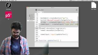 Coding Train Live 8: HTML / CSS / DOM with p5.js - Part 2