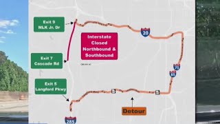 Major I-285 road closure: Expect heavy traffic this weekend