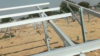 solar power plant project structure work