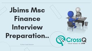 JBIMS MSc Finance Interview Preparation| Important Finance Questions|