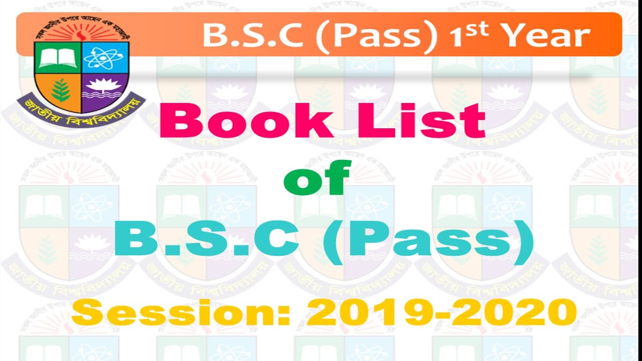 Degree BSC Syllabus And Book List - YouTube