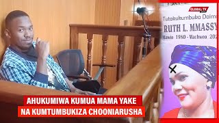 HUKUMU: KIJANA ALIYEMUUA MAMA YAKE na KUMTUPA KWENYE SHIMO la CHOO ARUSHA AKUTWA na HATIA AHUKUMIWA