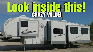 2 Bedroom! CRAZY SPECS on this Fifth Wheel RV from Highland Ridge