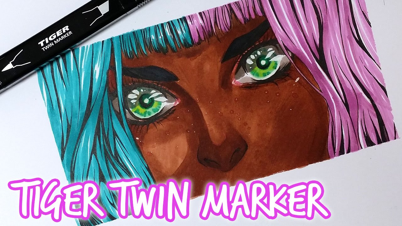 Tiger Twin Marker тше Speedpaint Test Youtube