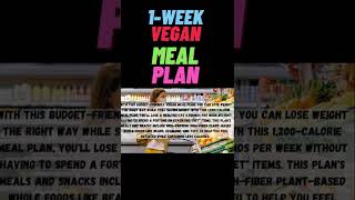 My Favorite 1 Week Vegan Challenge #shorts
