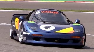 1991 Jaguar XJR-15 V12 Sounds \u0026 Action at the Spa Classic 2018!