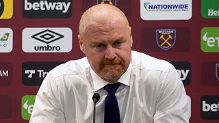 'I think it was a VERY GOOD PERFORMANCE TODAY!' | Sean Dyche | West Ham 0-1 Everton