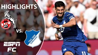 FROM BEYOND HALFWAY 😱 Stunning strikes in Hoffenheim’s win over Cologne | Bundesliga Highlights
