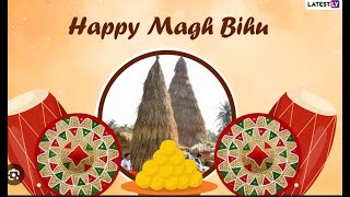 Magh Bihu Status 2025|মাঘ বিহুৰ শুভেচ্ছা 2025|Happy Magh Bihu|Happy Bhogali Bihu #maghbihu2025