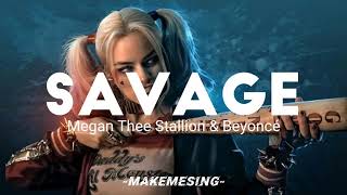 Savage - Megan Thee Stallion (tiktok)(lyrics)
