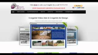 Craigslist Ad Design & Craigslist Video Ads