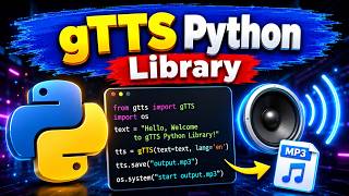 How to Convert Text to Speech in Python Using gTTS | Python Text to Voice Tutorial